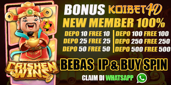 Bonus new member 100%